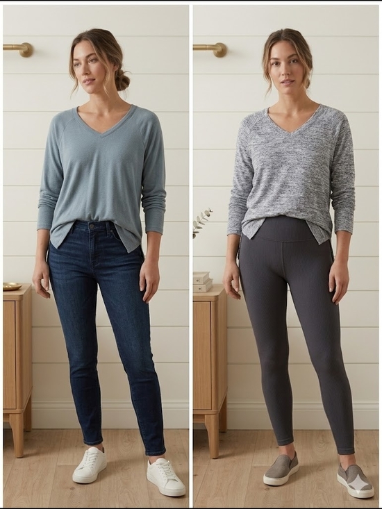 Banana Republic Sweaters - Banana Republic Cozy V-Neck Sweater Duo